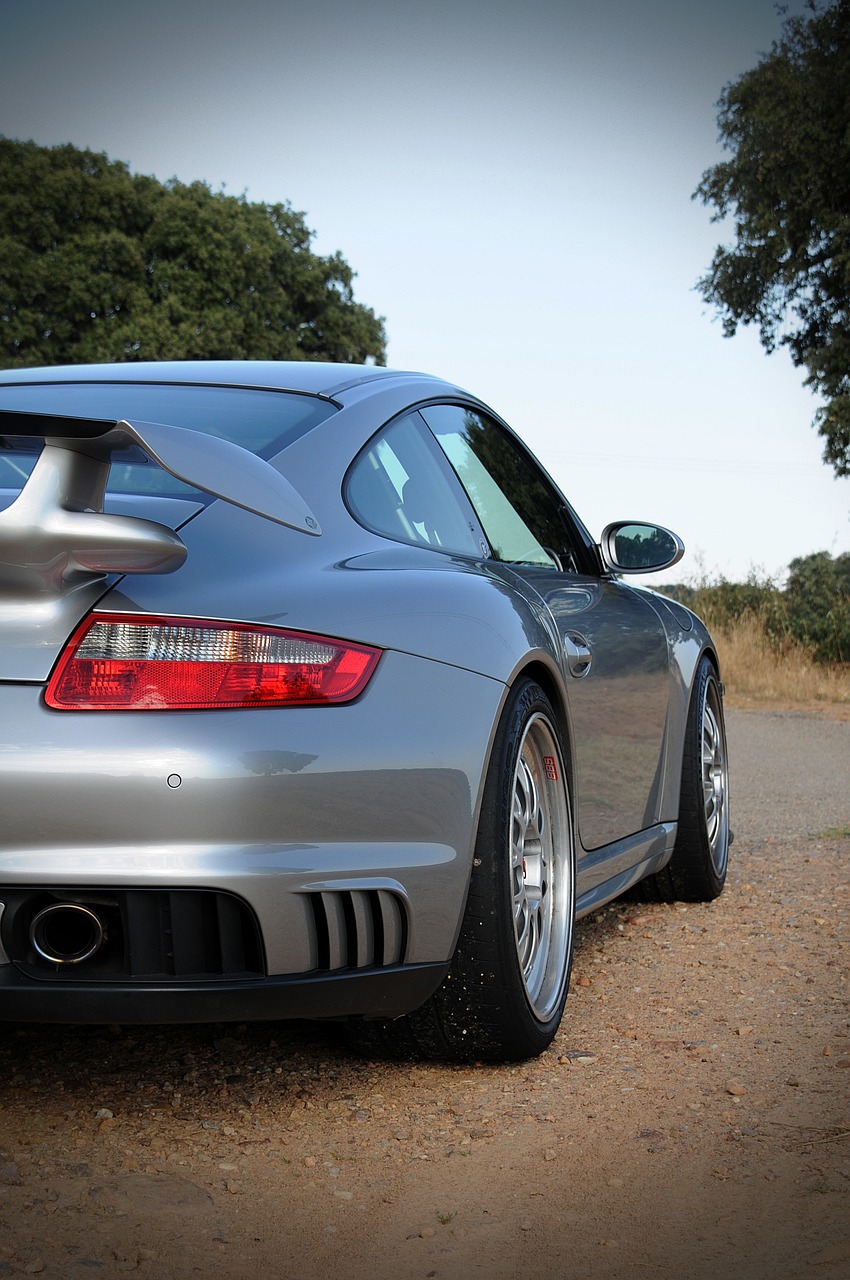 porsche, car wallpapers, car, vehicle, auto, automobile, luxury car, rear view, path, road